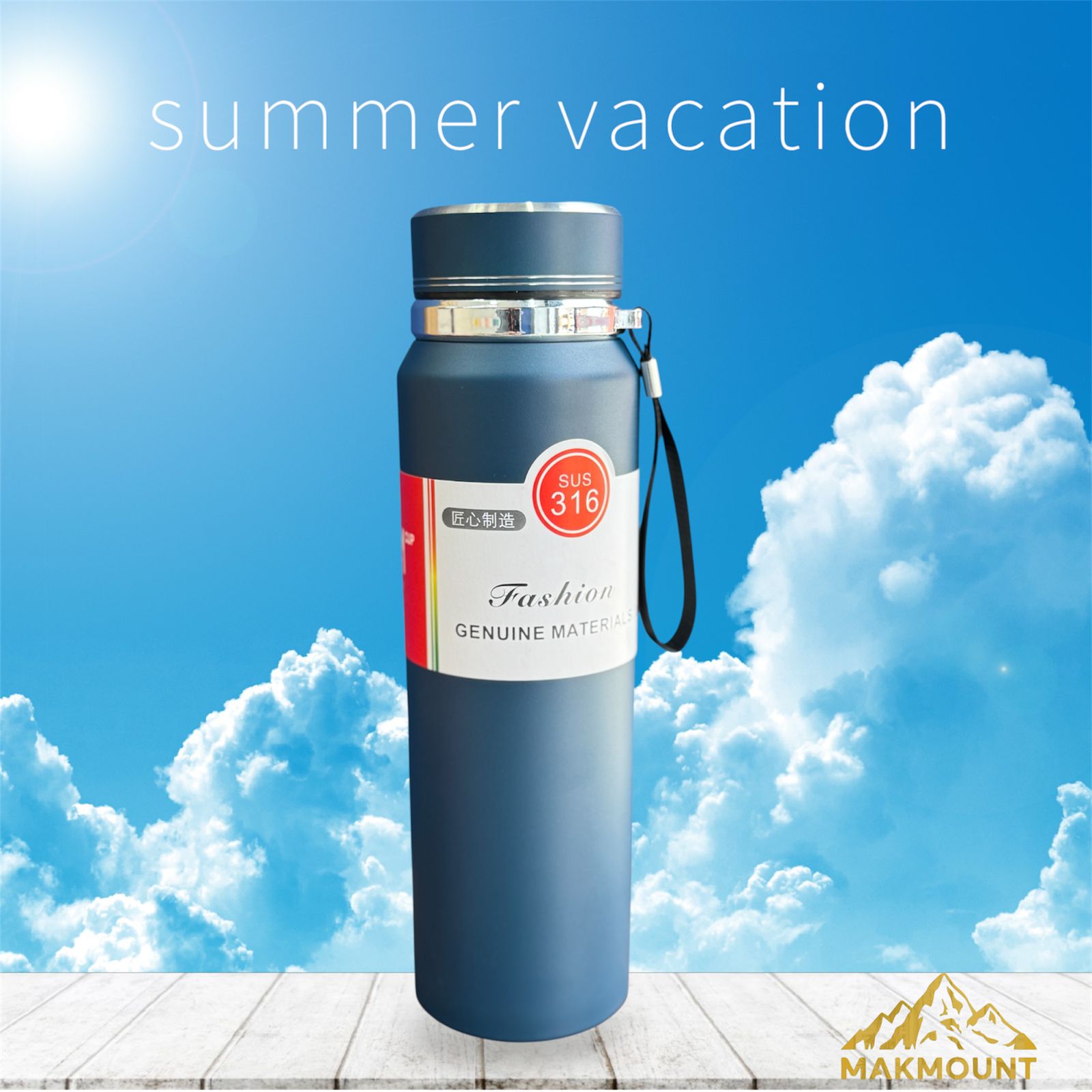 Stainless Steel Vacuum Flask Thermal Bottle – Hot & Cold Drink Insulated Bottle