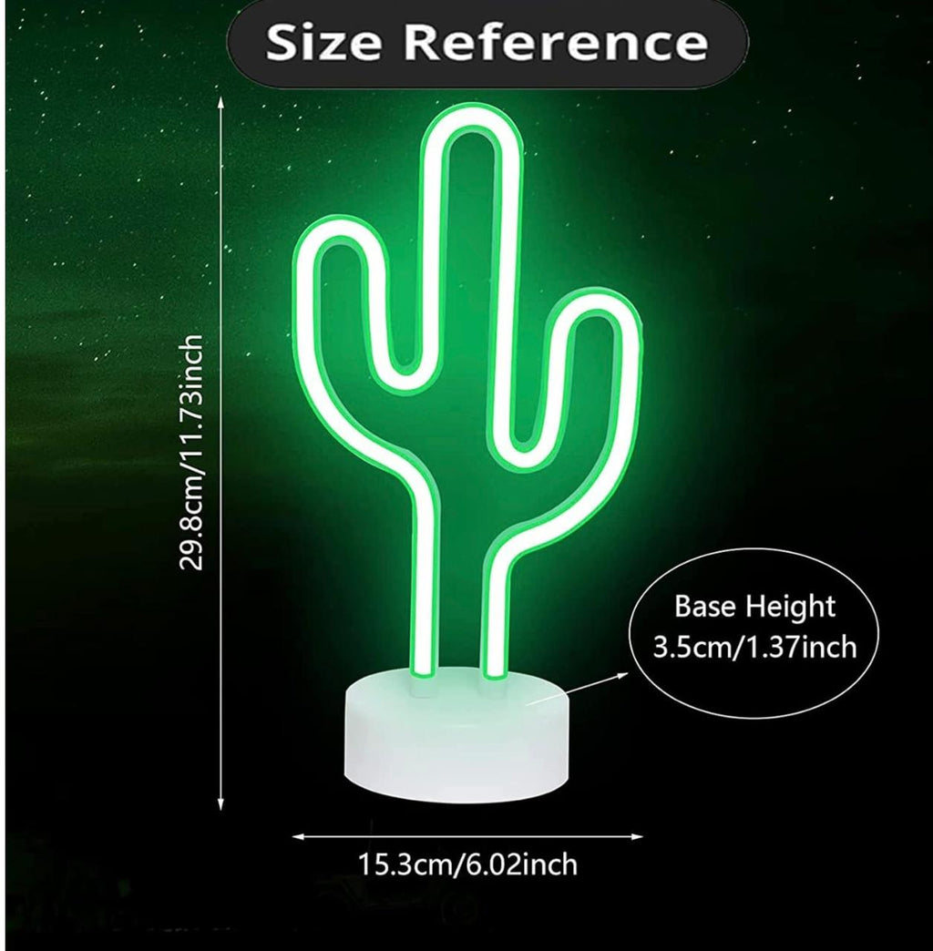 LED Neon Night Light Lamp Bedroom Decoration Home Decor USB Battery Powered