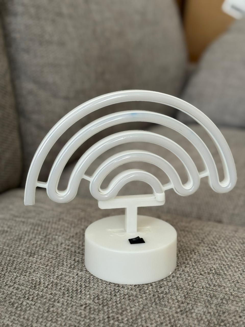 Rainbow LED Neon Night Light Lamp Bedroom Decoration Home Decor USB Battery Powered