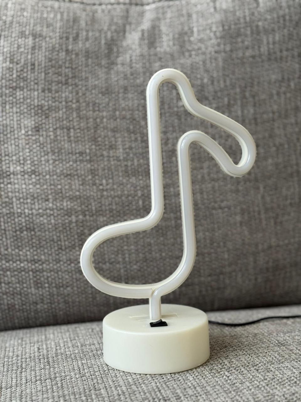 LED Neon Night Light Lamp Bedroom Decoration Home Decor USB Battery Powered