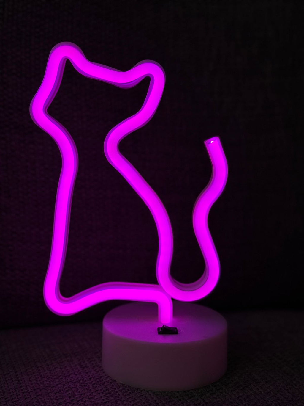 LED Neon Night Light Lamp Bedroom Decoration Home Decor USB Battery Powered