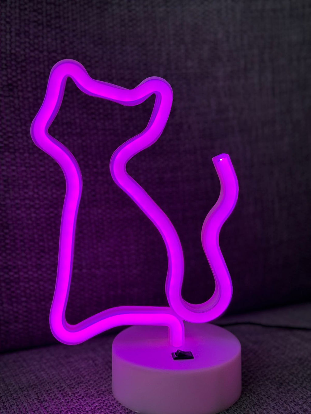 LED Neon Night Light Lamp Bedroom Decoration Home Decor USB Battery Powered