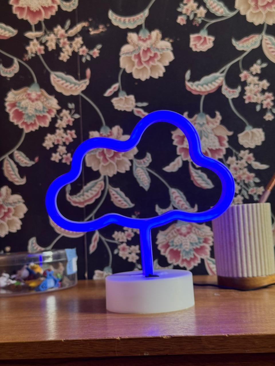 LED Neon Night Light Lamp Bedroom Decoration Home Decor USB Battery Powered