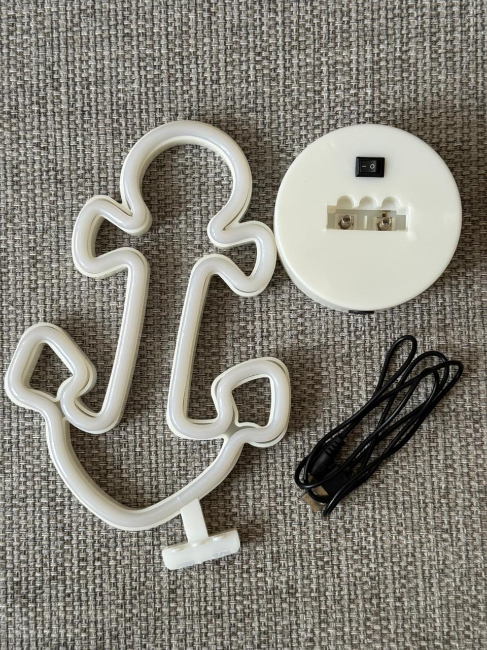 LED Neon Night Light Lamp Bedroom Decoration Home Decor USB Battery Powered