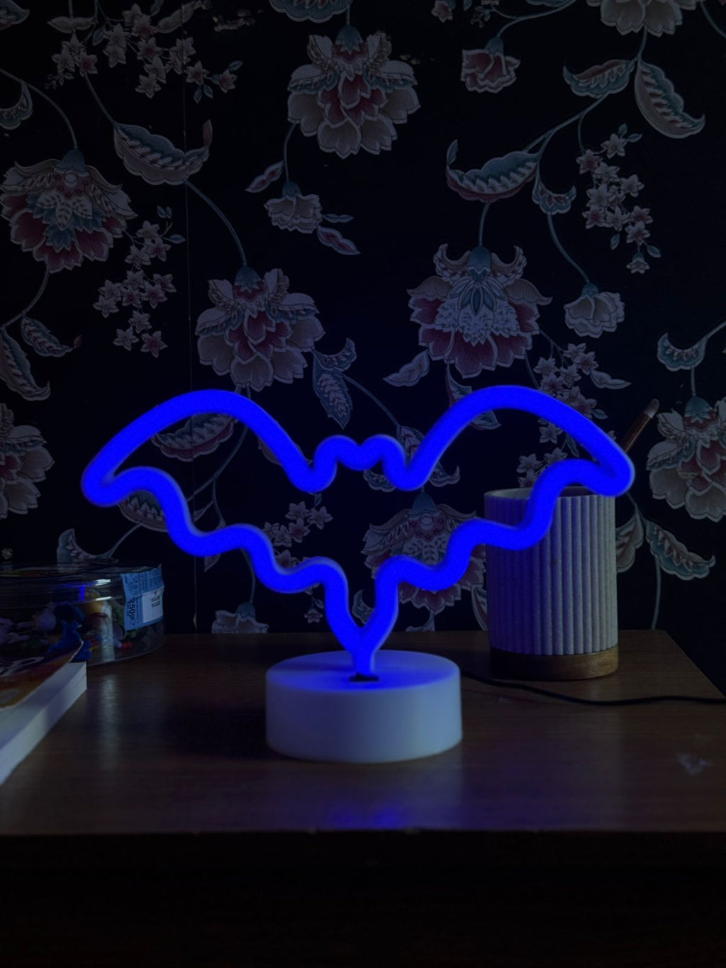 LED Neon Night Light Lamp Bedroom Decoration Home Decor USB Battery Powered