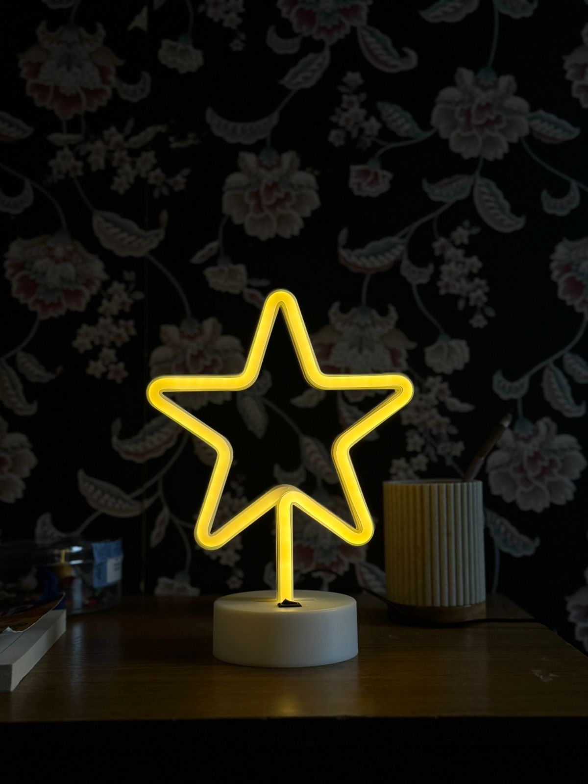 LED Neon Night Light Lamp Bedroom Decoration Home Decor USB Battery Powered