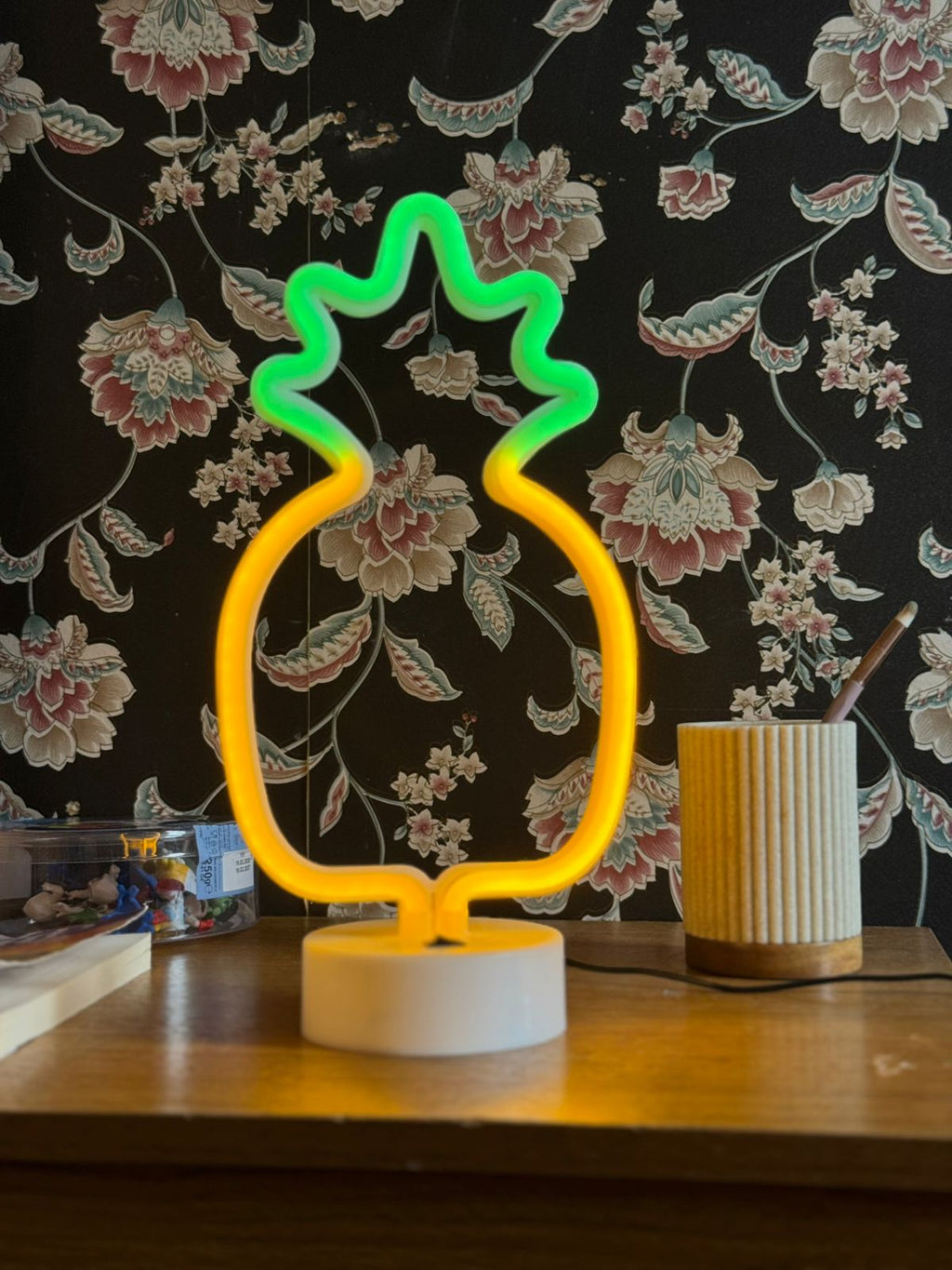 LED Neon Night Light Lamp Bedroom Decoration Home Decor USB Battery Powered