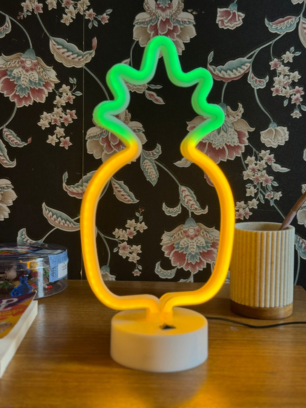 LED Neon Night Light Lamp Bedroom Decoration Home Decor USB Battery Powered