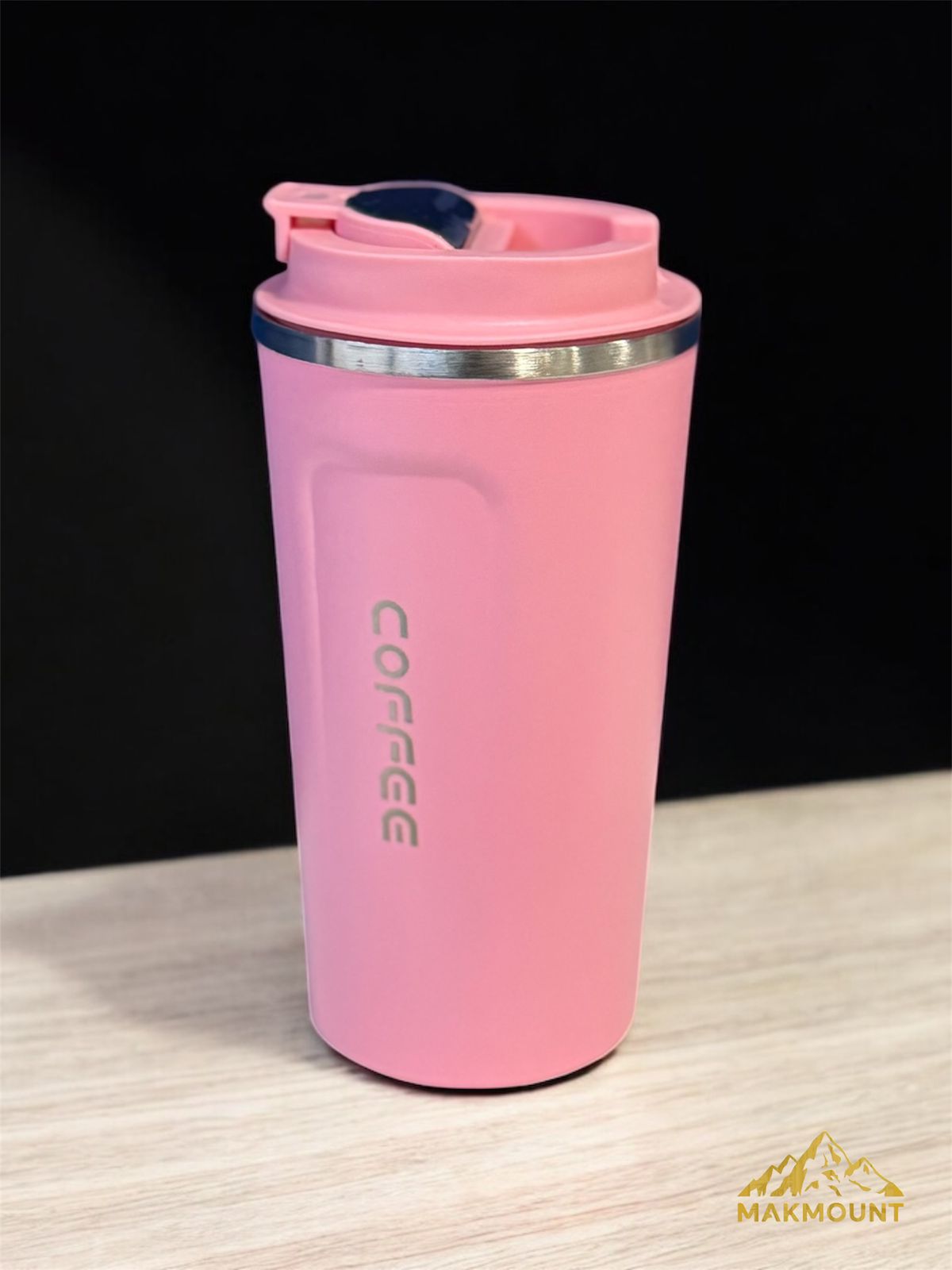 Smart Stainless Steel Travel Coffee Mug – Leak-Proof, Vacuum Insulated with LED Temperature Display